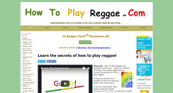 Desktop Screenshot of how-to-play-reggae.com